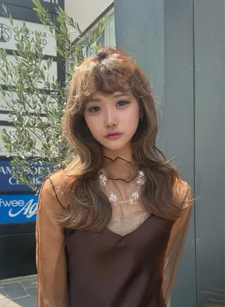 セミロング カラー "Daisy" Rio /大名・天神のヘアスタイル