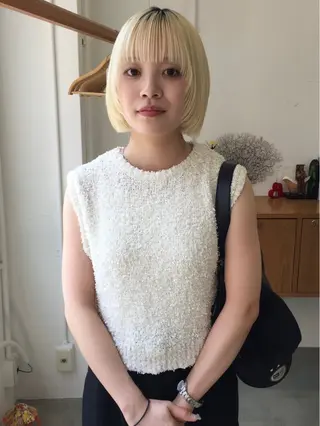 ミディアム 松林 芽依のヘアスタイル