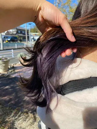 セミロング カラー ヘアアレンジ 🌻井上 マリー🌻のヘアスタイル