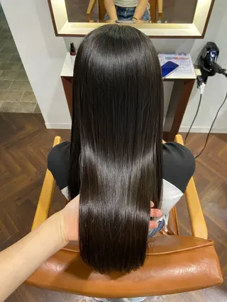 ロング まつ あみのヘアスタイル