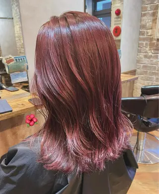 セミロング カラー AOI🕊️横浜 メンズ/レイヤーのヘアスタイル