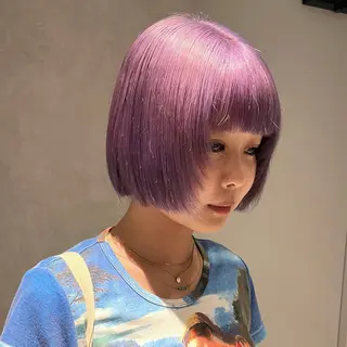 ミディアム カラー DEAN JECYのヘアスタイル