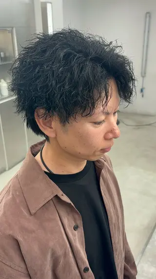 パーマ メンズ 土岐/メンズ専門 パーマ特化美容師🌀のヘアスタイル