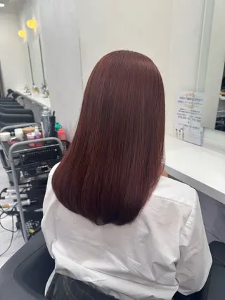 ロング カラー パーマ ヘアアレンジ メンズ キッズ 韓国系🇰🇷🩶 艶暗髪/MEIのヘアスタイル