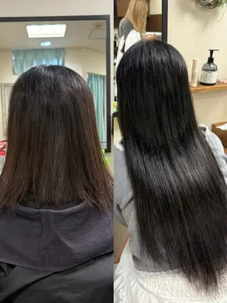 ロング manabu髪質改善 縮毛矯正モデル募集中のヘアスタイル