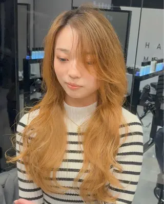 ロング 小北 つつみ/生えグセ改善のヘアスタイル