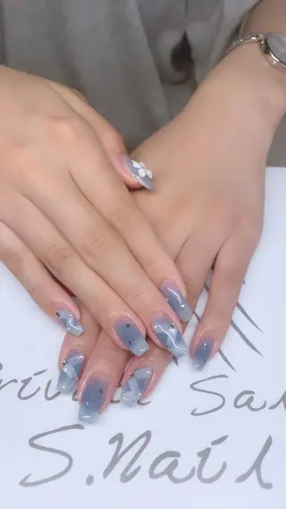 ネイル 大分S.Nail ⟡.*💠🫧のネイルデザイン