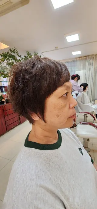 ショート パーマ カラー hairmake Juinのヘアスタイル