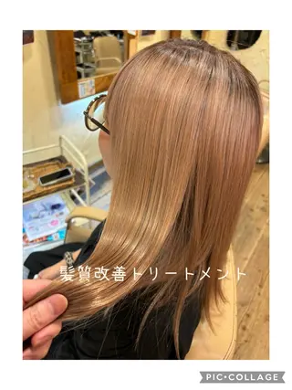 セミロング 大鹿 数馬のヘアスタイル
