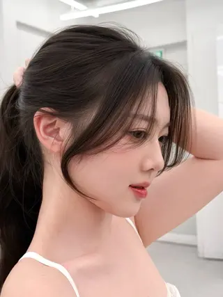 ロング カラー 韓国ガーリーヘア🎀 Sayaka🤍のヘアスタイル