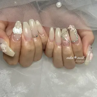 ネイル mks＊nail //  枚方長尾のネイルデザイン