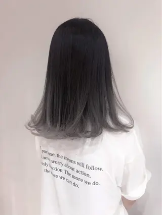 ミディアム カラー パーマ ヘアアレンジ 【公式】amble luxe池袋東口🩷のヘアスタイル