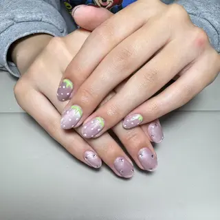 ネイル By moonネイル 🌷ワンホン/韓国風のネイルデザイン