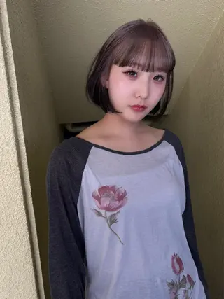 カラー 🪺透明感カラー/ 暖色/カエデ🪺のヘアスタイル
