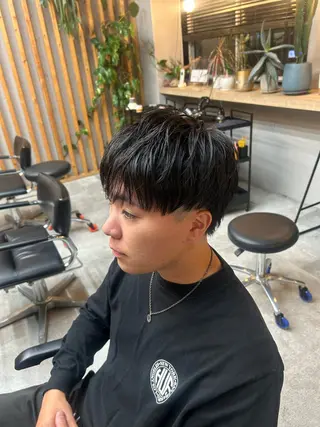 パーマ メンズ 田中 陽菜乃のヘアスタイル