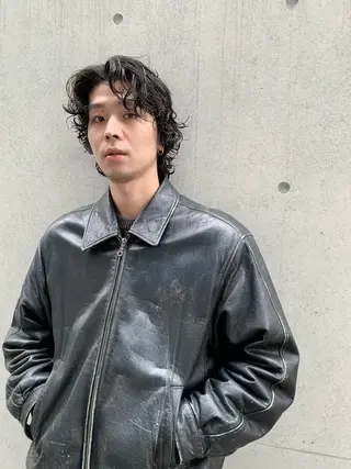 パーマ メンズ 佐藤大翔🌐縮毛矯正 🌐メンズパーマのヘアスタイル