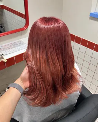 セミロング カラー 🎀イエベカラー🎀 /レイヤー/ゆうかのヘアスタイル