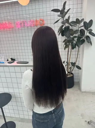 ロング カラー 🩵しの🩵 JILLSTUDIOのヘアスタイル