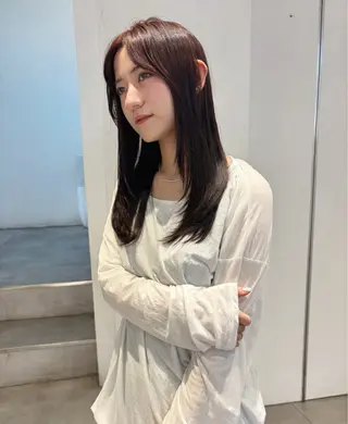ロング カラー Kureha/ネイル トレンドヘアのマツエク・マツパデザイン