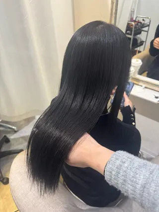 ロング カラー 赤み無し柔らかカラー 【梅田】madokaのヘアスタイル