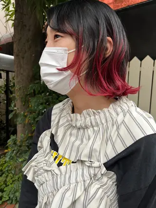 ショート カラー eri kinjoのヘアスタイル
