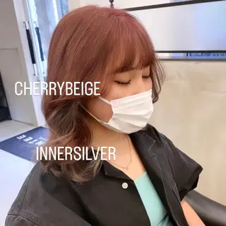 セミロング カラー エクステ🩵ブリーチ 韓国ヘア🩵KAEのヘアスタイル