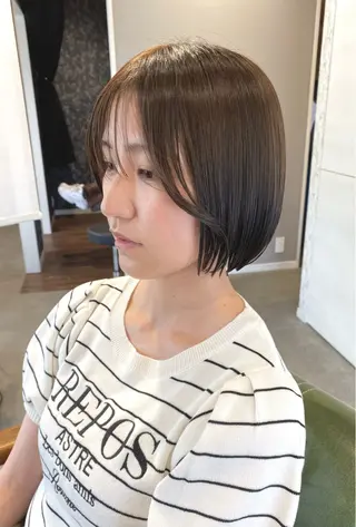 ミディアム 白木 遥太のヘアスタイル