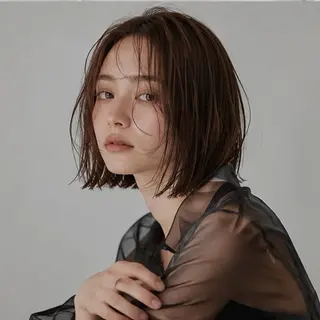 セミロング カット特化/ 荒井史行/新宿三丁目のヘアスタイル