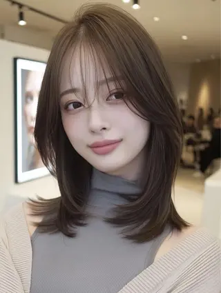 ミディアム 🤍千葉 晴心/髪質改善🤍のヘアスタイル
