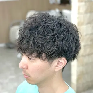 パーマ メンズ 🎩刈り上げ特化🎩 渡邉太耀のヘアスタイル