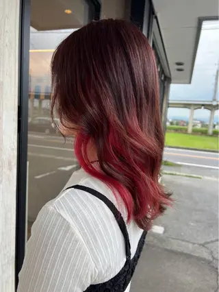 ミディアム カラー arl 豊田店のヘアスタイル