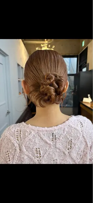 ヘアアレンジ 山西 真奈のヘアスタイル