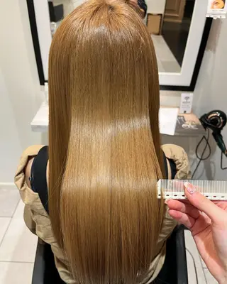 ロング 中原 優美のヘアスタイル