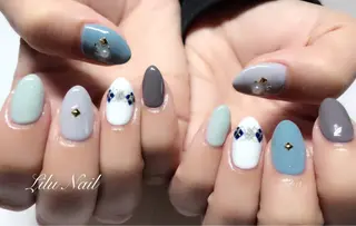 ネイル モチの良さ◉ フィルインネイル♡のネイルデザイン