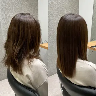 ミディアム 髪質改善ヘアケア 艶髪特化/上田のヘアスタイル