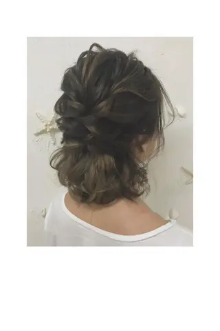 ショート ヘアアレンジ ヘアセット/六本木/ Tomomiのヘアスタイル