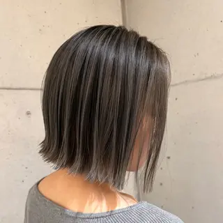 カラー ハイトーン/ボブ/ 外国人風🦖mahoのヘアスタイル