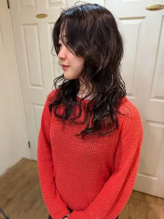 ロング パーマ YUKI 新宿カット パーマ/カラーのヘアスタイル