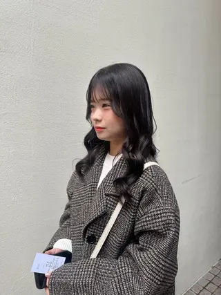 ミディアム カラー aoi🍀暖色 /透明感カラー♡のヘアスタイル