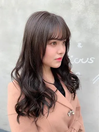 ロング カラー ご新規様限定 透明感カラーKANAのヘアスタイル
