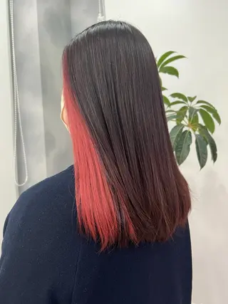 ロング カラー 佐々木 愛実のヘアスタイル