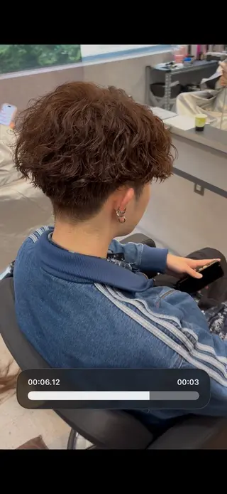 カラー メンズ REO ／フルカラーのヘアスタイル