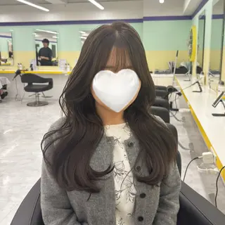 カラー 透明感🫧韓国 🫧hana🫧のヘアスタイル