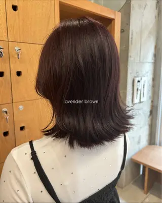 カラー カエデ🐬 カットモデルのヘアスタイル