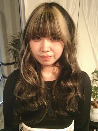 ロング カラー hinano ヒナノのヘアスタイル