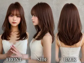 ミディアム パーマ 【博多髪質改善】 吉村 清志のヘアスタイル