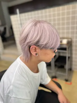 カラー メンズ 💍透明感×韓流ハイ トーン💍RYUTAのヘアスタイル