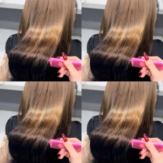 ミディアム カラー 🦋REISA🦋 エクステ×ハイトーンのヘアスタイル