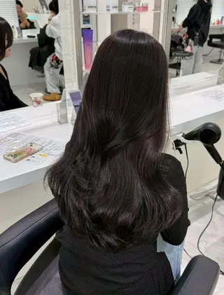 カラー 赤み消し🌿透明感 カラー🌿銀座のヘアスタイル