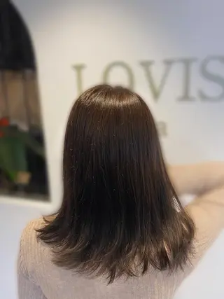 ミディアム カラー ハイトーン&透明感 カラー☘️片山優陽のヘアスタイル